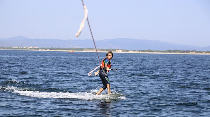 Initiation planche tractée